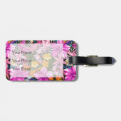 熱帯葉および花 ラゲッジタグ (裏面横)