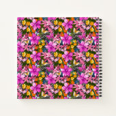 熱帯葉と花 ノートブック (裏面)