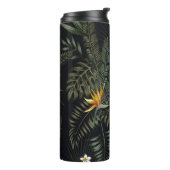 熱帯葉のと花が夜のスタイル。瀬 タンブラー (回転左)