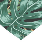 熱帯葉のやしMonsteraの家の装飾の台所 ショートテーブルランナー (コーナー)