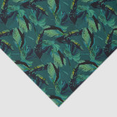 熱帯葉のジャングルの葉デコパージュ 薄葉紙 (詳細)