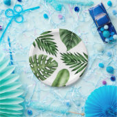 熱帯葉のパーティーのプレート ペーパープレート (パーティー)