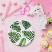 熱帯葉のパーティーのプレート ペーパープレート (パーティー)