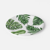 熱帯葉のパーティーのプレート ペーパープレート (アングル)