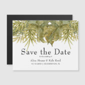 熱帯葉のマグネットを保存 (正面/裏面)