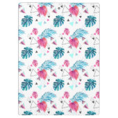 熱帯葉の三角形パターン クリップボード (裏面)