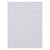 熱帯葉の三角形パターン テーブルクロス (正面)