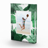 熱帯葉の写真のブロックフレーム フォトブロック (右)