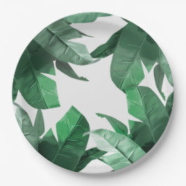 熱帯葉の紙皿 ペーパープレート