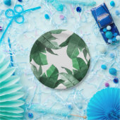 熱帯葉の紙皿 ペーパープレート (パーティー)