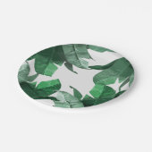 熱帯葉の紙皿 ペーパープレート (アングル)