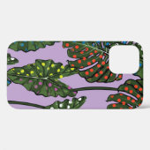 熱帯葉の継ぎ目のないパターンポップ・アートのカラフルa Case-Mate iPhoneケース (裏面 (横))