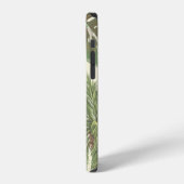 熱帯葉の継ぎ目のない模様 iPhoneケース (左側面)