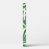 熱帯葉の花と花、水彩パターン。 Case-Mate iPhoneケース (裏面 / 左)