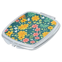 熱帯葉の花のパターン