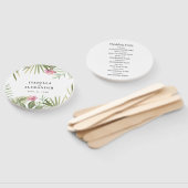 熱帯葉の花 ハンドファン (組立なし)