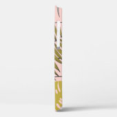 熱帯葉の花、手のパタ色彩の鮮やかーン。 Case-Mate iPhoneケース (裏面 / 左)