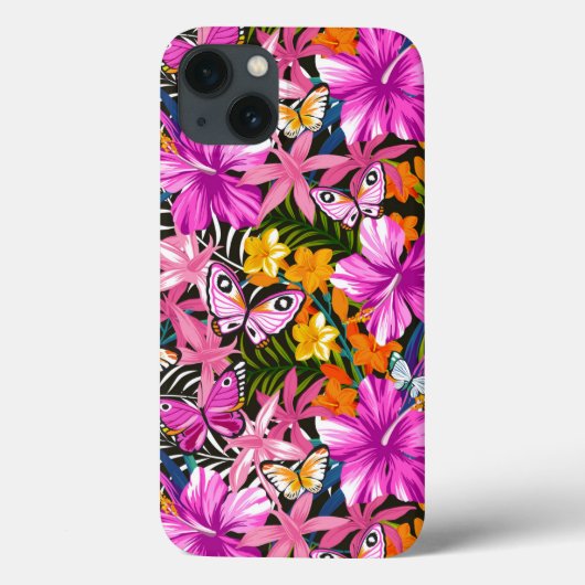 熱帯葉の花 Case-Mate iPhoneケース (裏面)