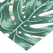 熱帯葉のMonsteraの家の装飾の台所 ショートテーブルランナー (コーナー)