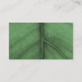 熱帯葉インスパイアアールデコ結婚詳細 エンクロージャーカード (裏面)