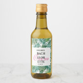 熱帯葉バチェロレッテクルー夏パーティー ワインラベル (正面)