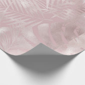 熱帯葉バラ金ゴールドホイルフェイクラッピング紙 ラッピングペーパー (角)