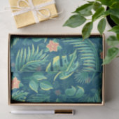 熱帯葉パターンティッシュペーパー 薄葉紙 (ギフト)