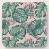 熱帯葉パターン コースター (正面)