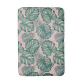 熱帯葉パターン バスマット (正面縦)