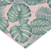 熱帯葉パターン ミディアムテーブルランナー (コーナー)