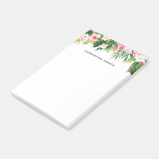 熱帯葉パーソナライズされたのポストイットノート ポストイット (アングル)