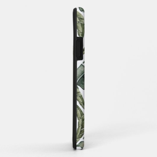 熱帯葉パーソナライズされた名の統語 Case-Mate iPhoneケース (裏面/右)