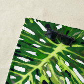 熱帯葉ビーチタオル ビーチタオル (インサイチュ)