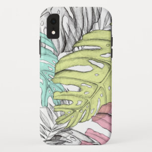 熱帯葉ファッション iPhone XRケース