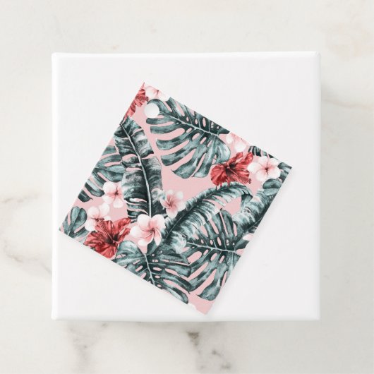 熱帯葉フローラハイビスカスフローラ花 フェイバータグ (インサイチュ)