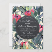 熱帯葉ブライダルシャワー結婚式招待状 招待状 (正面)