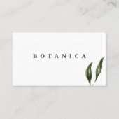 熱帯葉モダン 名刺 (正面)