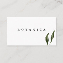 熱帯葉モダン 名刺