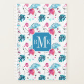 熱帯葉三角形模様 プランナー手帳 (正面)