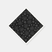 熱帯葉型模様 スタンダードカクテルナプキン (角)