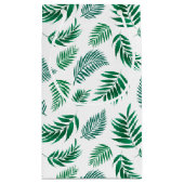 熱帯葉型模様 スモールペーパーバッグ (裏面)