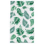 熱帯葉型模様 スモールペーパーバッグ (正面)