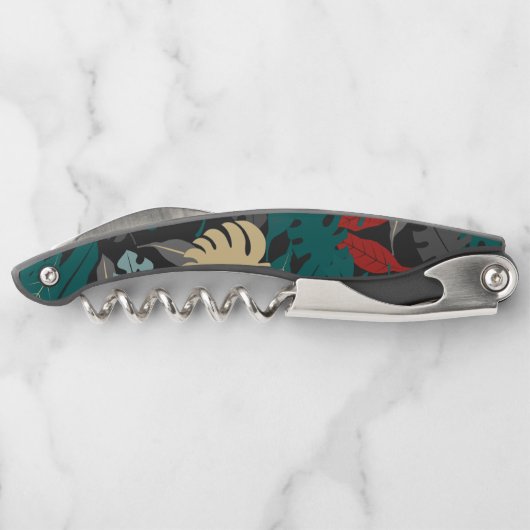 熱帯葉型模様 ソムリエナイフ (裏面)