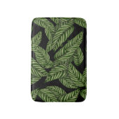 熱帯葉型模様 バスマット (正面縦)