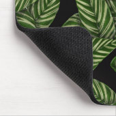 熱帯葉型模様 マウスパッド (コーナー)