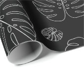 熱帯葉型模様 ラッピングペーパー (ロールコーナー)