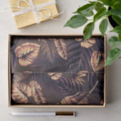 熱帯葉型模様 薄葉紙 (ギフト)