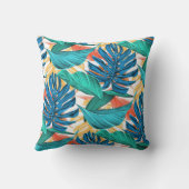 熱帯葉型装飾用クッション クッション (裏面)