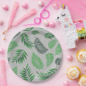 熱帯葉型11 ペーパープレート (パーティー)