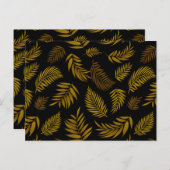 熱帯葉型14 ポストカード (正面/裏面)